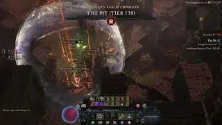 Diablo 4 Spiritborn Touch of Death - Pit 138 clear
