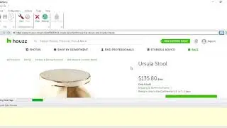 2 stage method to capture product data and description from houzz.com/product page using Webharvy