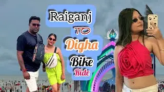 Raiganj To Digha 🌊|| Bike 🏍️ Ride 🫶 || couple vlog ❤️😵‍💫 Full Adventures 😵‍💫