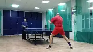 Table tennis training   Coach Vladimir at Table Tennis Club  Olympian  in Sochi 5 Dec 2018