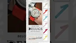 สายเส้นนี้ต้องมี! Delugs Delcro Straps สายนาฬิกาแบบผ้า ที่สามารถปรับสายได้ตามขนาดข้อมือ  #สายนาฬิกา