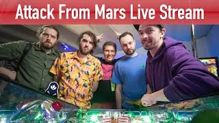 Live stream on Attack from Mars pinball machine, played online on 27th June 2021.