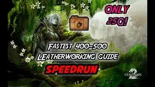 GW2 Fastest and Easiest 400-500 Leatherworking Guide! Leatherworking Speed Run 2020 | Guild Wars 2