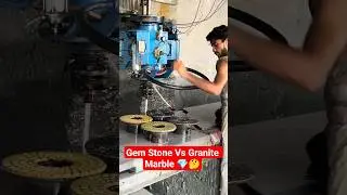 Gem Stone Vs Granite Marble: What's the Difference? 🤔 | FLOOR MARBLE POLISHING PROCESS