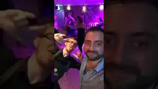Dann singing in Lc Drink & Dine Llandudno