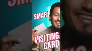THE COOLEST AND SMART VISITING CARD😳 #atc #Affix #smartcard #nfc