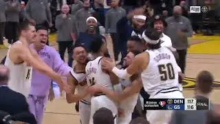 MONTE MORRIS BUZZER BEATER VS. WARRIORS! 🔥 (NO LOOK PASS JOKIC)