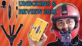 Mouno AU100 & Action Pro Helme Chain Mount UnboXing & Review 2021 | Village Boy Kartick Vlog