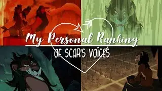 My Personal Ranking ~ Scar (the Lion King)