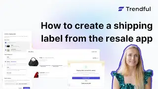 How to create a shipping label on the Resale App