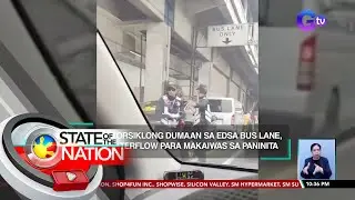 Ilang motorsiklong dumaan sa EDSA bus lane, nag-counterflow para makaiwas sa paninita | SONA
