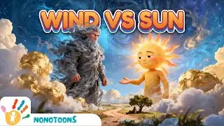 The Wind and the Sun 🌞❄️ | Classic Moral Story for Kids | Aesop&rsquo;s Fables