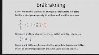 Dividera med bråk