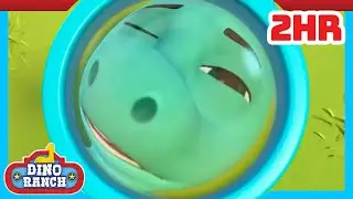 Rescues, Eggs & Teamwork Songs! 🎶| Dino Ranch | Cartoons For Kids