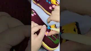 Shoe design crochet