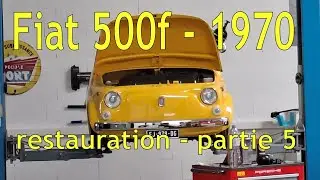 restauration Fiat 500f 1970 - Frein, toit, vidange, purge, tambours  - DIY - tuto - on avance