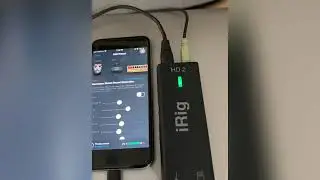 Irig hd2 guitar interface + ToneBridbge App on Iphone