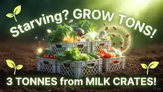&ldquo;Grow 3 TONNES of Food Using Milk Crates! 🥬 The Urban Farming Method That Works&rdquo;