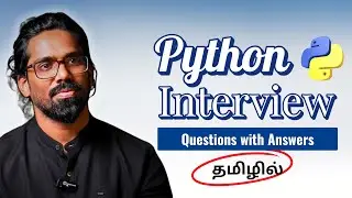 #29 Python Interview Questions & Answers | Data Science for Beginners in Tamil