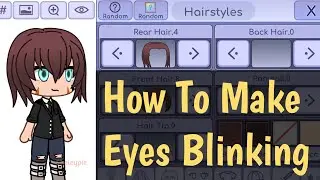 How To Make Eyes Blinking In Kinemaster | Gacha Life