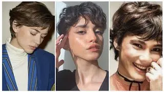 Stunning beauty short pixie haircut ideas #pixiehaircut 