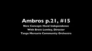 Learn Bandoneon Ambros page 21 #15