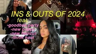 ins & outs of 2023 |  goodbye party , a new dog mom, & finally cut my hair