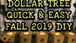 DIY DOLLAR TREE FALL DECOR 2019 | EASY DOLLAR TREE DIY