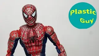 Custom SPIDER MAN Super Poseable Hasbro Movie Figure Toybiz Marvel Legends