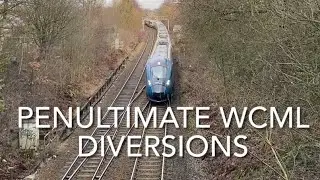Penultimate WCML Diversion Service Via Settle And Carlisle Via Blackburn