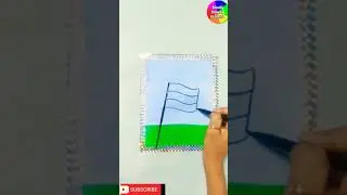 how to draw independence day drawing/ 15 August drawing 2021/ #shorts /#drawingindependenceday