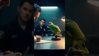 Parrot Interrogation: The Feathered Witness #parrot #comedy #interrogation