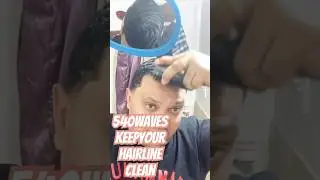 #540waves how to keep your hairline clean
