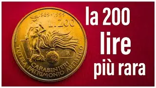 200 lire 1999 QUANTO VALE? Patrimonio Artistico dei Carabinieri - rare coin italy