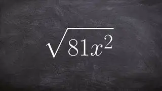 Learning how to use prime factorization to simplify a radical expression