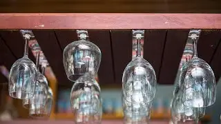 How to DIY a Wine Glass Rack With Floor Molding | Karen + Mina From HGTV's &ldquo;Good Bones&rdquo;