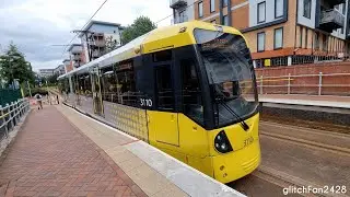 [Metrolink] Set 3110 from St Peter's Square to Exchange Quay - Bombardier Flexity Swift M5000