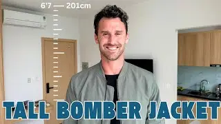Tall Men's Fashion Ep 14 | Tall Men's Bomber Jacket | Doubs Clothing