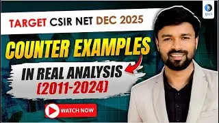 Counter Examples in Real Analysis [ 2011-2024] | IFAS