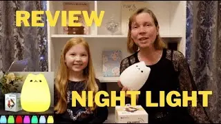 Review - CHwares Colorful Night Light - colour changing night light