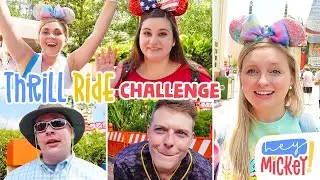 THRILL RIDE CHALLENGE || 15 Walt Disney World Thrill Rides in One Day!