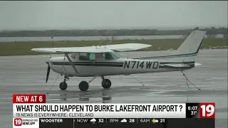 What should happen to Burke Lakefront Airport?