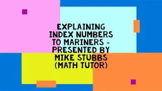 What are index numbers - Nautical Math?