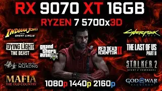 RX 9070 XT 16GB + Ryzen 7 5700X3D | 1080p, 1440p, 4K | RT + FSR 4 / FG | Best Budget GPU 2026?