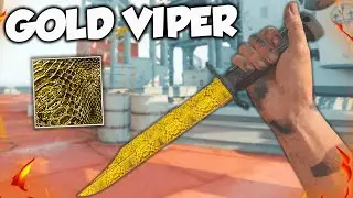 THE GOLD VIPER KNIFE LOOKS SICK IN BLACK OPS COLD WAR!