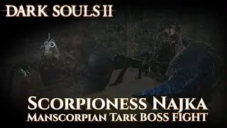 Dark Souls II Boss fight: Scorpioness Najka vs. Fex, Cas and Manscorpion Tark