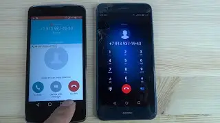 Incoming call and Outgoing call LG K8 LTE vs broken HUAWEI P10 lite