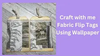 #junkjournalwithme  Wallpaper Flip Tags-Great for Beginners 😬🦋😁#tags #beginners #tutorial