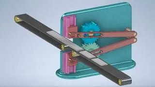 Mechanisms of Cutting Machine - Mechanical Mechanisms - Mechanical Principles - ميكانيزمات ميكانيكية