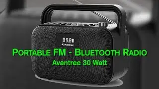 Portable FM Radio - Bluetooth Speaker
